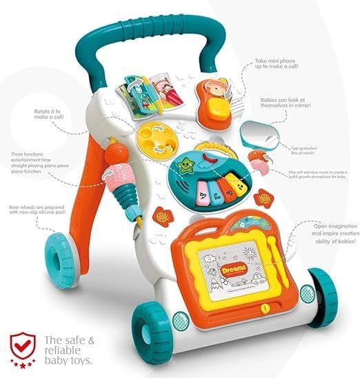 Baby%20Walker%20Sit-to-Stand%20Learning%20Trolley%20Kids%20Activity%20Center%20Entertainment%20Table%20Lights%20&%20Sounds%20Music%20Phone%20Steering%20Wheel%20Educational%20Push%20Toy%20for%20Babies%20Toddlers%20Kids%20(Multicolour)%20-%20Image%205