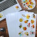10 Sheets A4 Glossy Waterproof Vinyl Sticker Paper for Inkjet Printers, Self-Adhesive, 8.3 x 11.7 Inches. 
