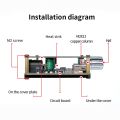 Xinyi Sini Audio Stereo Bluetooth Digital Power Amplifier Board 50w Dual Channel 360degree Stepless Tuning. 