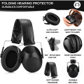 Shooting Ear Protection Earmuffs with NRR 21dB Noise Cancelling Safety Ear Muffs Hearing Protection for Shooting Range Foldable. 