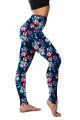 Floral Leggings High Waist Paisley Printed Legging For Women Highly Stretchable Fitness Tights Yoga Pants Workout Sportswear. 