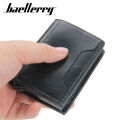 New Rfid Men Card Wallets Small Card Wallets Carbon Fiber Mini Men's Wallet High Qaulity PU Leather Slim Male Purses. 