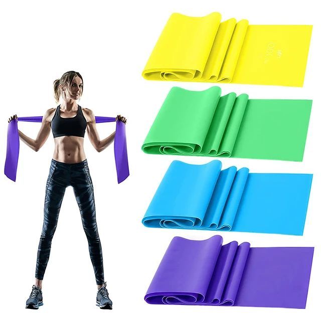 1 pc Yoga Tape Stretching Rubber For Foot Bands Pilates Expander Fitness Elastic Band Sports Training Resistance Belts Gymnastics Gum