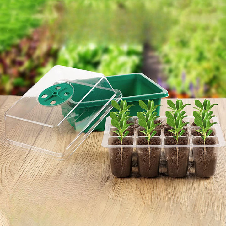 12 Hole Seed Tray Nursery  Plant Pot Home Gardening Germination Tray Planting Modern Tools Agriculture Technology
