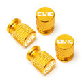 Car Wheel Tire Valve Caps Tyre Stem Covers Airdust Waterproof For Honda CIVIC Car Accessories. 