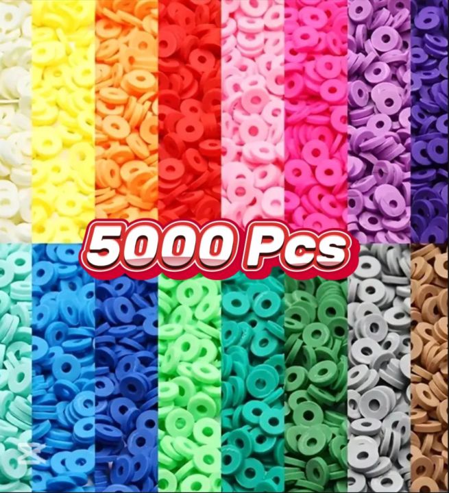 5000/3500/1000/500pcs%206mm%20Flat%20Round%20%20Slice%20Polymer%20Clay%20Chip%20Beads%20For%20Handmade%20DIY%20Earrings%20Necklace%20Bracelet%20Crafts%20Small%20Business%20Jewelry%20Making%20Supplies%20-%20Image%209