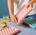 Round Ice Cube Tray, Mini Ice Ball Maker Mold for Freezer, Circular Ice Cube Tray for Drinks, Ice Sphere Mold for Chilling, Cocktail, Coffee, Tea. 