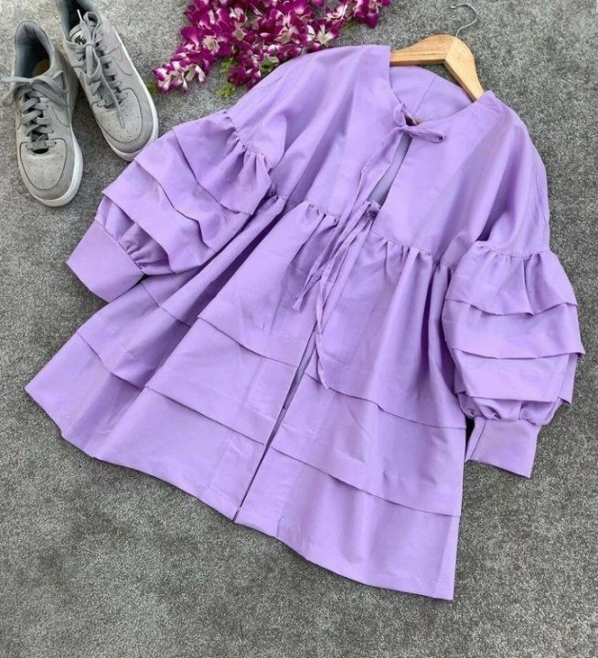 Short Frock Style Kurti Set