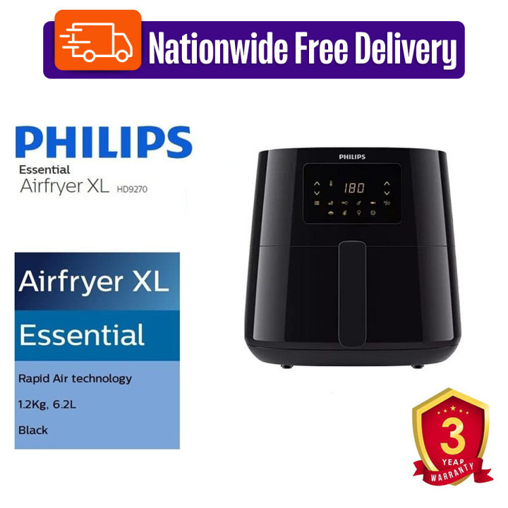 Philips%20Digital%20Display%20Touch%20Control%20Panel%206.2%20Ltr%20Air%20Fryer%20XL%20Size%20HD9270%20-%20Image%202