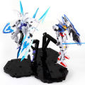 DIY Model Stand for Gundam, Compatible with MG, RG, and HG Kits, Featuring A Transparent Base and Support for Assembling..