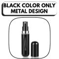 5ml Perfume Refill - Perfume Refill Bottle - Perfume Atomizer Spray Bottle - Portable Mini Perfume Bottle - Portable Perfume Spray Bottle . - 5ml Tester Spray Black Color. 
