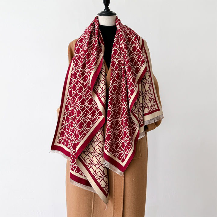 New%20Letter%20Design%20Winter%20Warm%20Cashmere%20Jacquard%20Scarves%20High%20Quality%20Women%20Thicken%20Wrap%20Shawl%20Ladies%20Wool%20Pashmina%20Scarf%20-%20Image%203