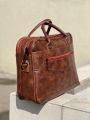 Men's Office Bag Briefcase Bag File Bag Laptop Bag Travel Document Bag PU leather Side Bag. 