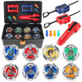 BX Gyro Set 8pcs Beys Booster Spinning Toy Battle Tops with Launcher Storage Case   Metal Fighting Game. 