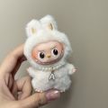 For 4.0 Labubu Pin for Love Series Pendant Accessories for Mini Labubu Letter Pearl Necklace Doll Accessories.