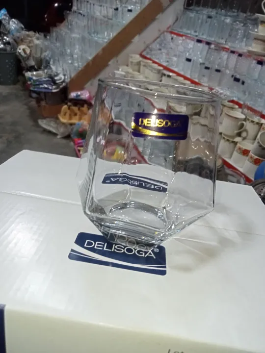 DELISOGA%20Premium%20Diamond%20Cut%20Shape%20Water%20Glass%20Set%20of%206%20Stemless%20Tumbler%20Glasses%20Daily%20uses%20for%20Juice%20Wine%20Whiskey%20Scotch%20Cocktail%20Glass%20Set%20Whisky%20Glass%20%20(350%20ml,%20Glass,%20Clear)%20-%20Image%206