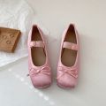 Luxury Satin Silk Ballet Shoes Woman Classic Square Toe Bowtie Elastic Band Ballerina Flats Ladies Soft Loafers. 