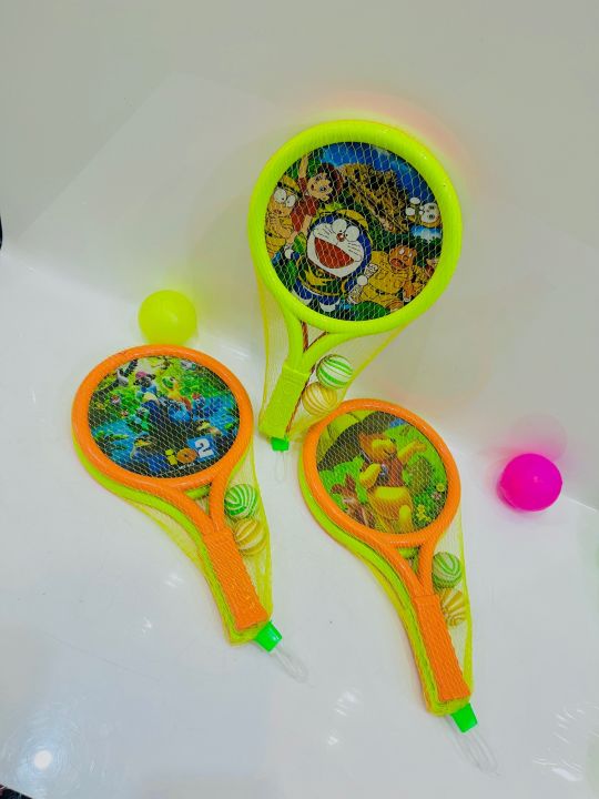 Kids Game With Racket RACKETS kid’s activity game differents characters | Daraz.pk