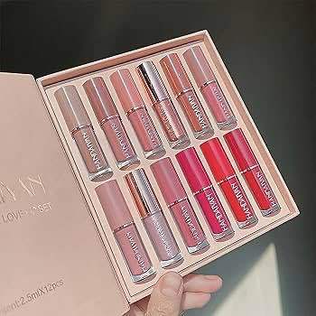 Mocallure matte  lipgloss set of 12