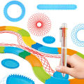 Spirograph Set, Fun Shapes Drawing Art Set Classic Gear Design Drawing Set Toys For Kids 8+ Some Parts are Sent Random. 