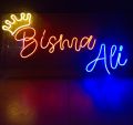 customized name neon sign. 