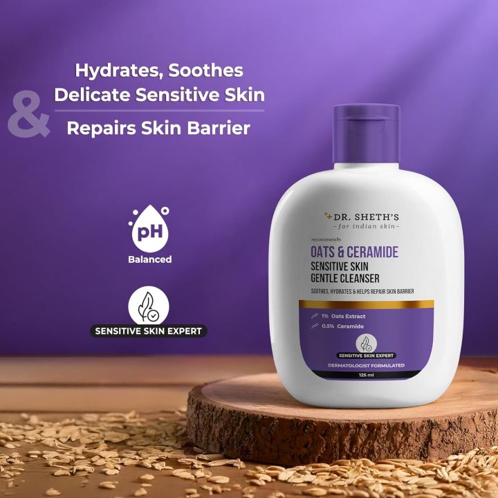 Dr.%20Sheths%20Oats%20&%20Ceramide%20Sensitive%20Skin%20Gentle%20Cleanser%20%7C%20For%20Delicate%20Irritated%20Skin%20%7C%20pH%20Balanced,%20Daily%20Use%20Non-Drying%20Cleanser%20To%20Hydrate,%20Soothe%20&%20Restores%20Skin%20Barrier%20%7C%20Cleans%20Dirt,%20Oil%20&%20Make-Up%20%7C%20Free%20of%20Sulphates,%20Paraben,%20Dye%20&%20Fragrance%20%7C%20F%20-%20Image%202