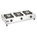 Smartflame Stainless Steel 3 Burner Manual Gas Stove. 