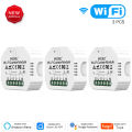 WiFi Mini Smart Curtain Switch Module Roller Blinds Shutter Motor Smart Life Tuya APP Remote Control Work with Alexa  Home. 