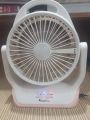 JOYKALY YG-729 Portable Rechargeable LED Light AC/AD Electronic Fan with 8" inches High Speed Blade. 