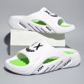 2025 new men's massage slippers indoor and outdoor sandals beach casual shoes comfortable soles men's slippers large. 