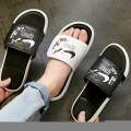 Stylish Black and White Color Slides Slipper for Men - Slides For Men.