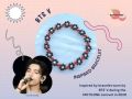 BTS V inspired beaded bracelet KPOP Adjustable bracelet Stylish and trendy Giftable packing. 