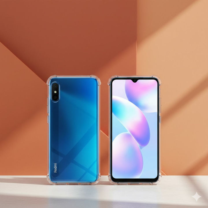 Xiaomi Redmi 9A Back Cover Transparent Extra Bumper Anti Shock Soft Crystal Clear Case For Xiaomi Redmi 9A