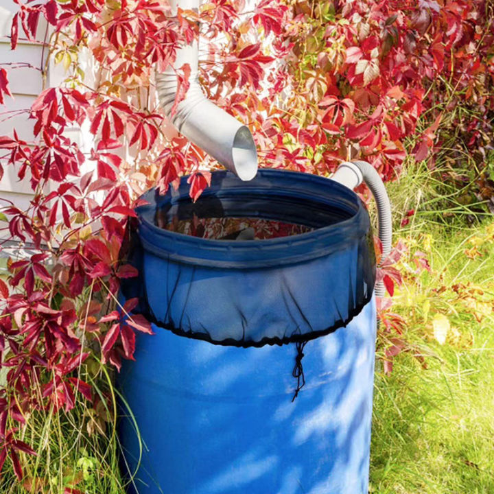 1Pc Mesh Cover Netting For Rain Barrels Water Collection Buckets Anti-Mosquito Cover Tank Raindrop Harvesting Tool