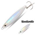 Metal Jig Fishing Lure 20g Shore Cast Hook Swimbait Artificial Bait Laser Cover Pesca Sea Pike Bass Accessories Spinning Tackle.