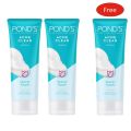 Ponds Acne Clear Face Wash 100 gm Buy 2 Get 1 Free. 