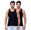 Rupa Brand Quality Black Color Sando Genji for men- 1 piece. 