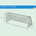1 Piece Football Net Full Size Football Net For Soccer Goal Post Junior Sports Training 1.8m*1.2m 3m*2m Soccer Net.