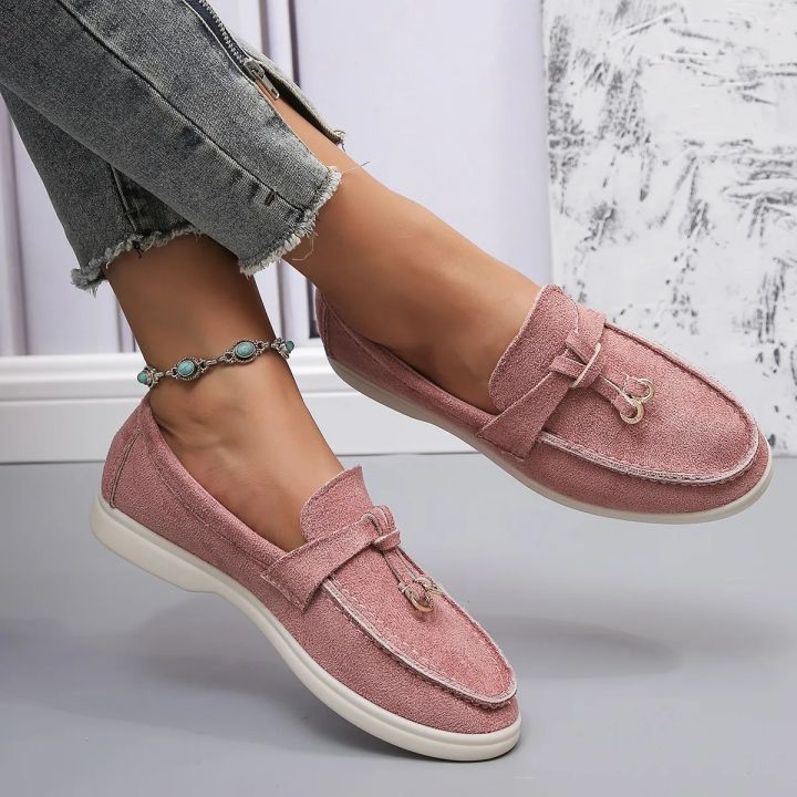 New%20Lefu%20Shoes%20Women's%20Soft%20Leather%20Retro%20Lazy%20Man%20Step%20on%20Thick%20Sole%20Flat%20Bottom%20Comfortable%20Single%20Shoe%20Shoes%20for%20Women%20step%201390%20-%20Image%202