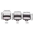 5/3/1Pcs Black Limit Comb Set Hair Clipper Guards Guide Combs Trimmer Styling Tools Attachment Compatible 1.5mm 3mm 4.5mm. 