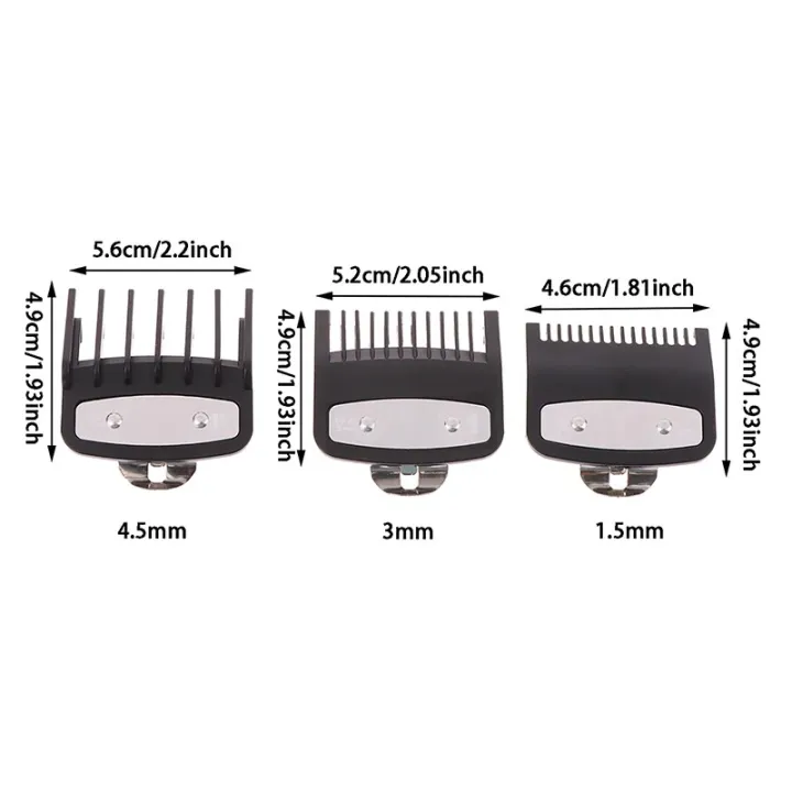 5/3/1Pcs%20Black%20Limit%20Comb%20Set%20Hair%20Clipper%20Guards%20Guide%20Combs%20Trimmer%20Styling%20Tools%20Attachment%20Compatible%201.5mm%203mm%204.5mm%20-%20Image%206