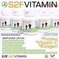 Pack of 2 S2F Vitamin 120 Tablets Food Supplements Weight Appetite Gain Increased Energy Gain Weight without Fat. 