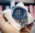 Luxury Chronograph Watch For Men Stainless Steel Quartz Military Wrist Watch Waterproof Business Watch Multiple Color. 