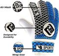 Kids Goalkeeper Gloves Soccer Goalie Football Glove Super Grip Double Wrap Wristband Training Gloves For Boys kids Children. 