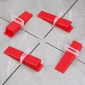 100PCS Tile Leveling System Clips PE Tiles Leveler Spacers Use For Ceramic Wall Tile Leveling System Construction Tools. 