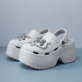 Women's Diy Clogs Clogs Slippers Woman Garden Shoes Beach Sandals Non Slip Summer Chain High Quality Platform Slides  Fashion. 