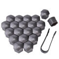20Pcs Car Wheel Nut Caps Anti-Rust Auto Hub Screw Protection Covers Car Tire Screw Caps Nut Bolt Covers Auto Exterior 17/19/21mm. 