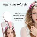 Mini Selfie Ring Light Portable LED Lamp USB Charging Photography Clip Ring Light Universal Mobile Phone Live Video Beauty Lamp. 