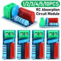 RC Absorption Circuit Module Relay Contact Protection Resistance Surge AC/DC 5V-400V Snubber Board Anti-interference Module. 