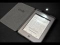 original amazon leather cover with light- kindle paperwhite 3rd and 4th generation book reader. 
